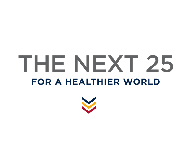 The next 25 for a healthier world